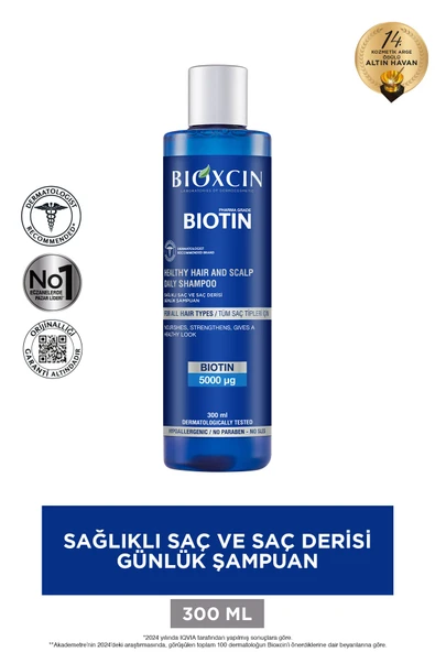 Bioxcin Şampuan Günlük Biotin 300 ml ürün görseli 1