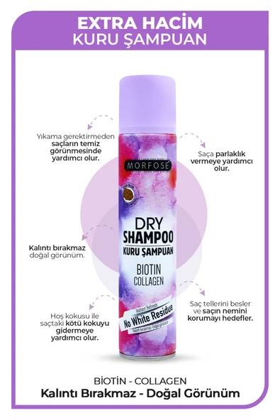 Morfose Kuru Şampuan Extra Hacim 200 ml - Resim 2