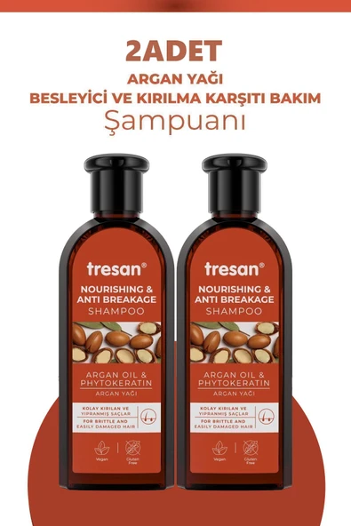 Tresan Argan Yağı Şampuan 300 ml 2 Adet ürün görseli 1