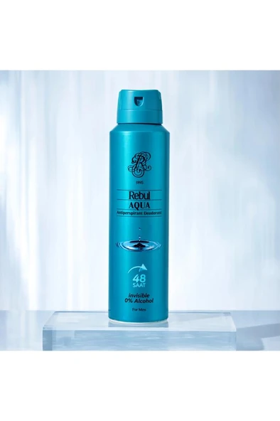 Rebul Aqua Erkek Sprey Deodorant 150 ml ürün görseli 1