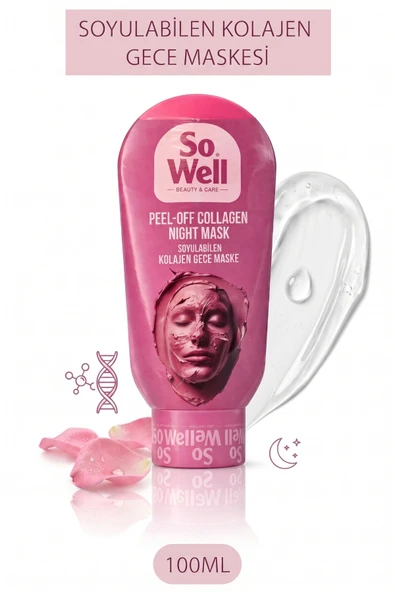 So Well Kolajen Gece Mask Soyulabilen Maske 100 ml ürün görseli 1