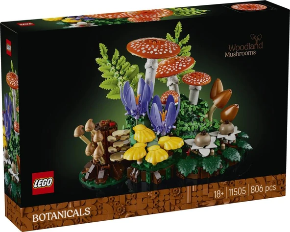 LEGO Botanicals 11505 Woodland Mushrooms ürün görseli 1