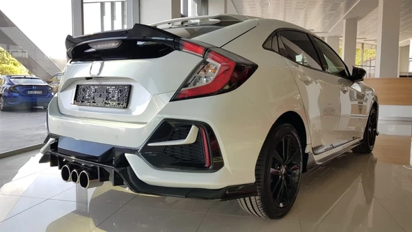 AUTOGP Honda civic fk7 hb dto spoiler siyah boyalı 2016 / 2020 ürün görseli 1