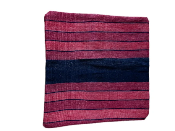 El Dokuma Yün Kilimden Üretilmiş Kırlent Yastık Kılıfı (40x40 cm) ürün görseli 1