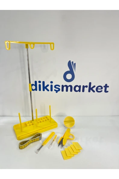 dm dikişmarket EV TİPİ DİKİŞ MAKİNASI SETİ Sarı ürün görseli 1