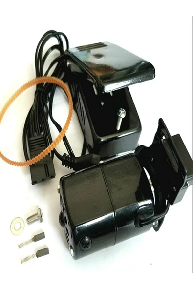 Moonstar SİNGER BEKO ZETİNA Ev Tipi Dikiş Makinası Motoru Ve Pedalı (130w Aile Makinesi Motor) FDM FM-20130 SİYAH ürün görseli 1