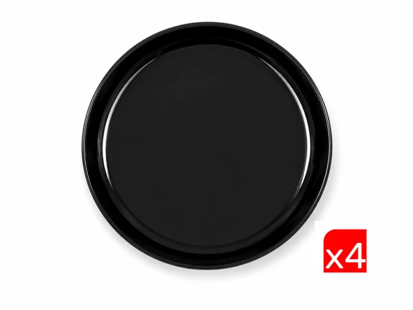 Kütahya Porselen Moderna Çukur Tabak Siyah 19cm MOD20CK740104 4 lü ürün görseli 1