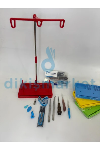 dm dikişmarket Özel Kutulu Dikiş Seti Dikişe başlangıç seti Terzi seti SET1 ürün görseli 1