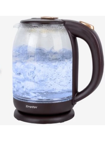 Heifer HFR 20 Led Işıklı Cam Kettle outlet - Resim 3
