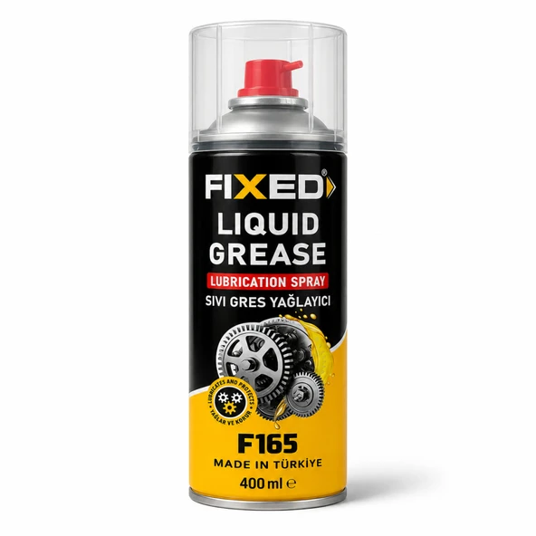 SGS Fixed F165 Sıvı Gres Yağlayıcı Sprey 400 ml Hareketli Parça ve Zincir Yağlayıcı ürün görseli 1