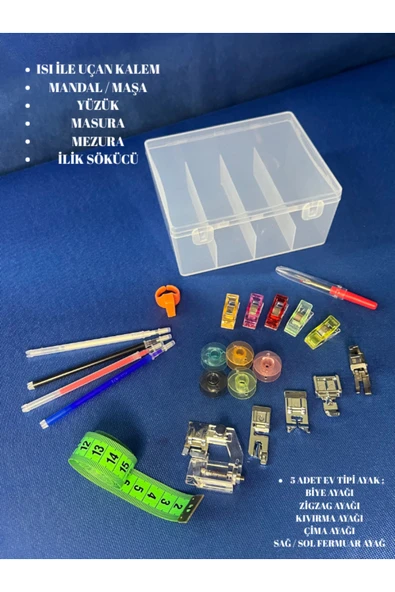 dm dikişmarket DİKİŞ MAKİNA SETİ SET 3 - Resim 2