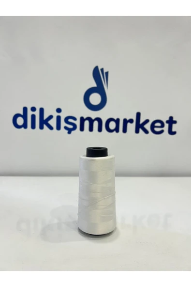 dm dikişmarket overlok makinası kullananlar için 5000MT beyaz BEYAZ OVERLOK ürün görseli 1