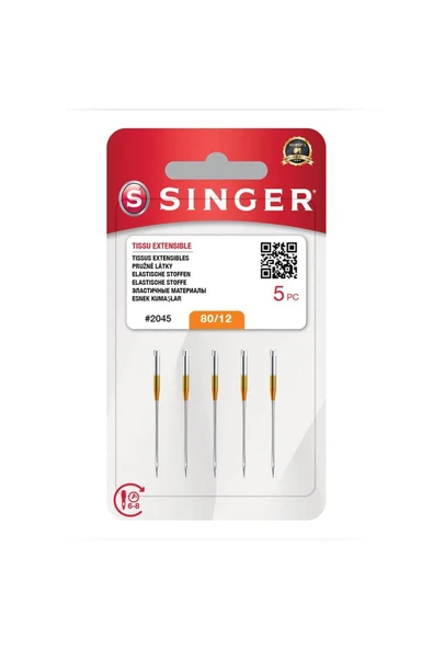 dm dikişmarket Singer Dikiş Makinesi İğnesi 2045 12 numara ürün görseli 1