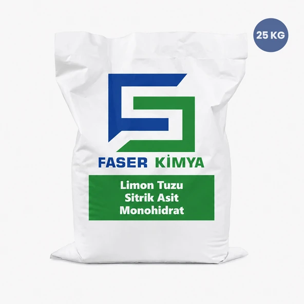 Limon Tuzu Sitrik Asit Monohidrat(E330) 25 Kg ürün görseli 1