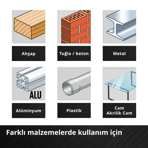 Einhell Bits uç seti 16 parça M-Case kutu - Resim 4