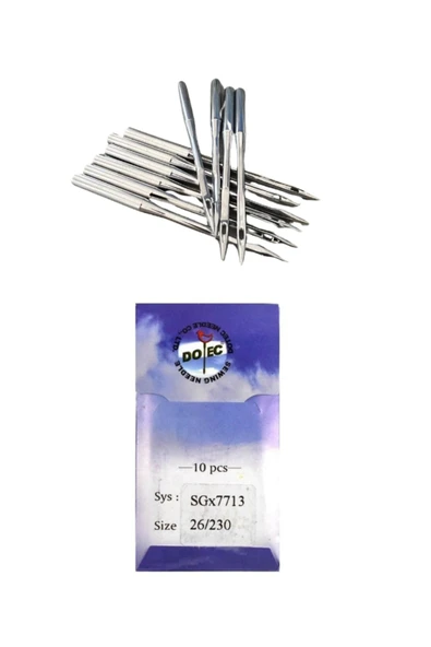dm dikişmarket Halı Overlok Makina İğnesi 10 Adet 26 NO ürün görseli 1