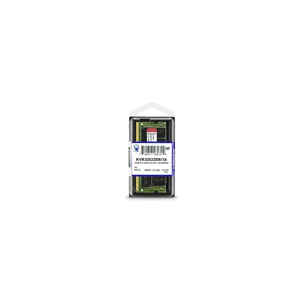 Kingston 16GB 3200Mhz Ddr4 KVR32S22D8/16 Notebook Ram ürün görseli 1