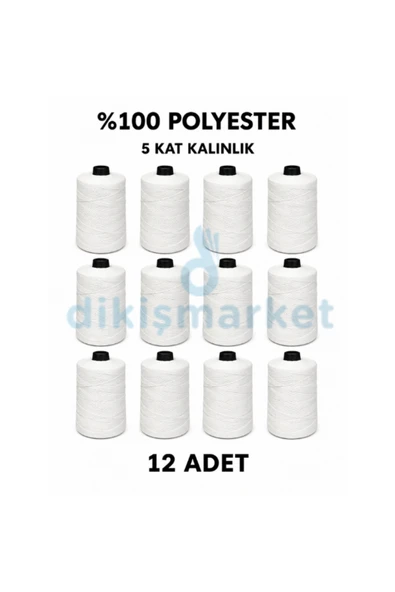 dm dikişmarket Çuval Ağzı Dikiş Ipliği 10 adet ( 2 kg ) ürün görseli 1