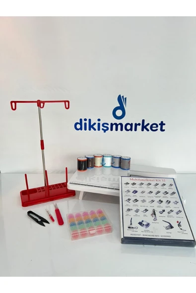 dm dikişmarket Moonstar 2720 Dikiş makina uzatma tablası ve malzemeleri 2720 tabla ve 32 li ayak seti ürün görseli 1