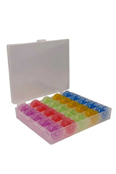 dm dikişmarket Ev Tipi Aile Dikiş Makinesi Plastik Geniş Masura Renkli (YERLİ ÜRETİM) 25 Lİ ürün görseli 1