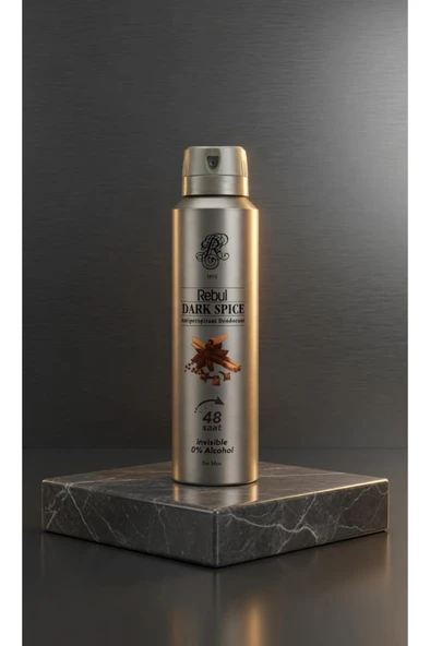 Rebul Dark Spice Erkek Sprey Deodorant 150 ml ürün görseli 1