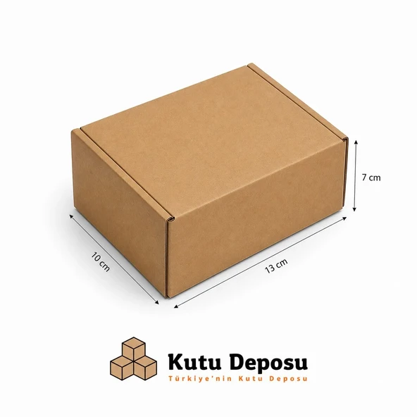 10x13x7 cm E-Ticaret ve Kargo Kutusu (Takı Kutusu) (100 ADET) ürün görseli 1