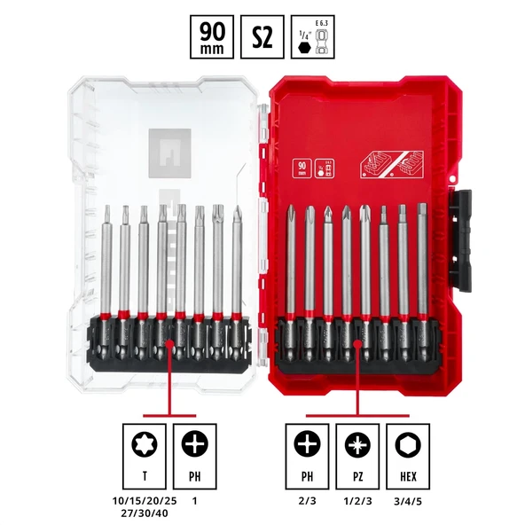 Einhell Bits uç seti 16 parça M-Case kutu - Resim 3