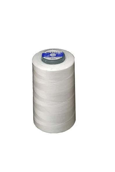 Oltalı Beyaz Polyester Dikiş Ipi 120no 5000mt BEYAZ ürün görseli 1