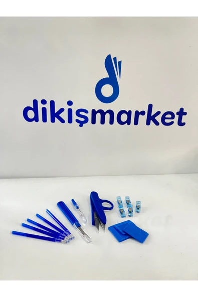 dm dikişmarket EV TİPİ DİKİŞ MAKİNASI SETİ Lacivert ürün görseli 1
