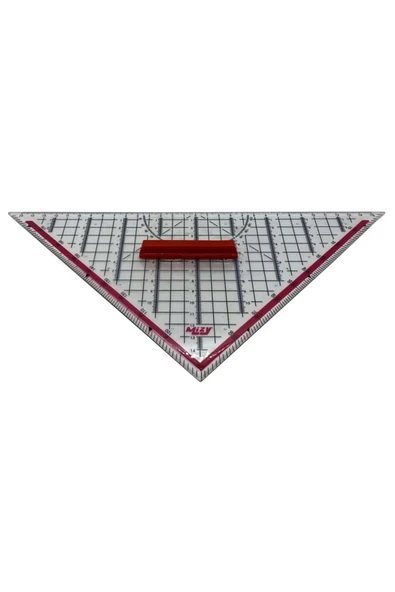Artus Tedarik Geoderik Üçgen Cetvel Gemici Cetveli Tekstil Cetveli Modelist Cetveli 32 cm STANDART ürün görseli 1