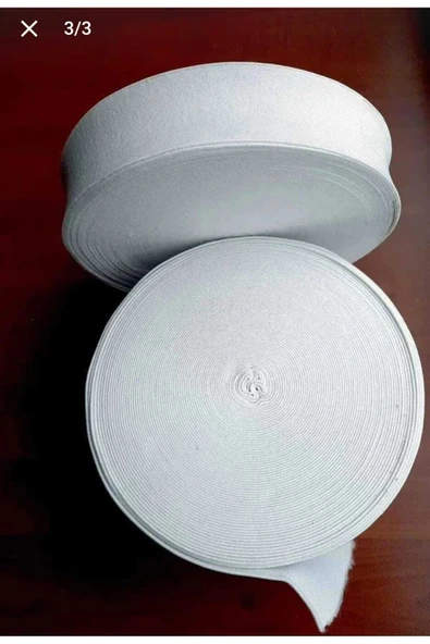 Beyna 5 CM BEYAZ BEL,PAÇA VE DON LASTİĞİ 1 PAKET 10 METRE ürün görseli 1