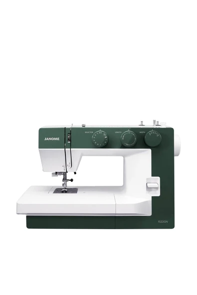 Janome 1522gn Taşınabilir Dikiş Makinası Yeşil. Beyaz ürün görseli 1