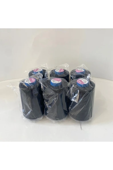 TDM dikiş ipi 120 no dikiş ipi 6 lı set dikiş ipi siyah ürün görseli 1
