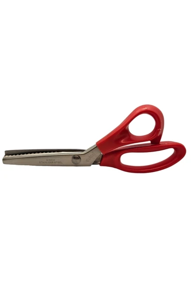 CUTTY LAMP Plastik Saplı Sürfile Zikzak Makası 9-1/4 İnç 23.3Cm / A-85 ürün görseli 1