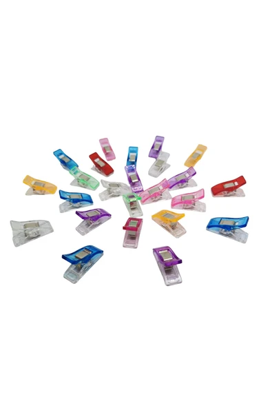 Set Dikiş Makineleri Kumaş Maşası Plastik 24 Adet ürün görseli 1