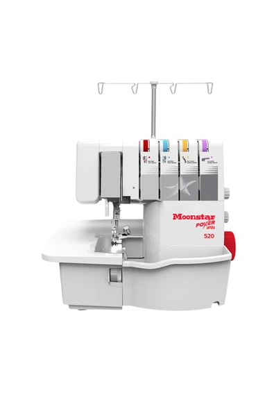 Moonstar Ev Tipi Çok Fonksiyonlu Profesyonel Overlok Makinesi Dikiş Makinesi 2-3-4 İplik Model 520 ürün görseli 1