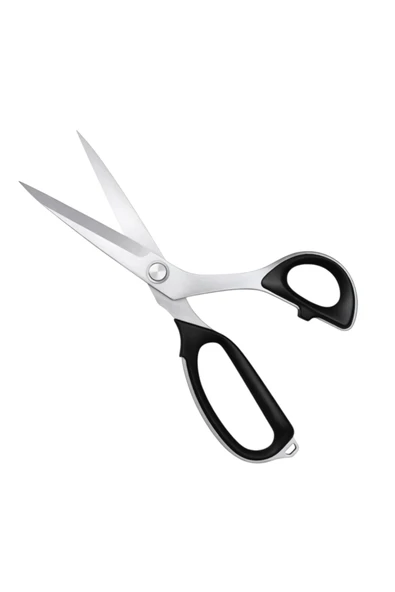 ALBERTOS PIN Terzi Makası 8 Inch 20.32 Cm Çok Katlı Kumaş Kesim Paslanmaz Çelik Ergonomik Sap Gümüş ürün görseli 1