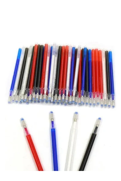 dm dikişmarket Isı Ve Ütü Ile Uçan Karışık Uçan Kalem 1 Paket 100 Adet Kalem Içi Karışık 25x4 Renk KARIŞIK 4 RENK 25Lİ HER RENK ürün görseli 1