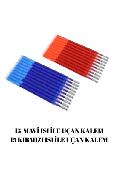 dm dikişmarket Isı Ve Buhar Ile Uçan Çizgi Kalemi Yedek Uç Kırmızı ürün görseli 1