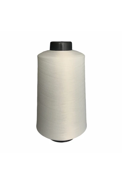 Bukle İplik 150 Denye Beyaz Polyester Overlok Ipliği ( MUZİP MARKA ) ( 850 - 950gr) ürün görseli 1
