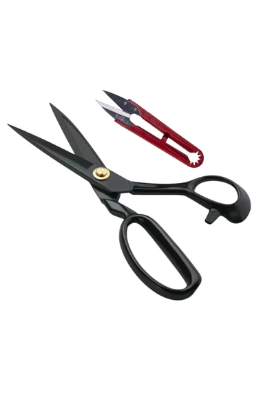 ALBERTOS PIN 8 Inch 20.32 cm Terzi Kot Ve Kumaş Kesim Makası İplik Temizleme Makası Hediyeli ürün görseli 1