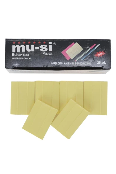 MUSİ FDM Muşi Çizgi Taşı Sarı Renk 25 Adet ürün görseli 1