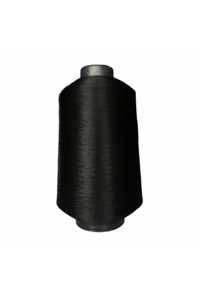Bukle İplik 150 Denye Siyah Polyester Overlok Ipliği ( Muz Ip ) ( 800 gr ) ürün görseli 1