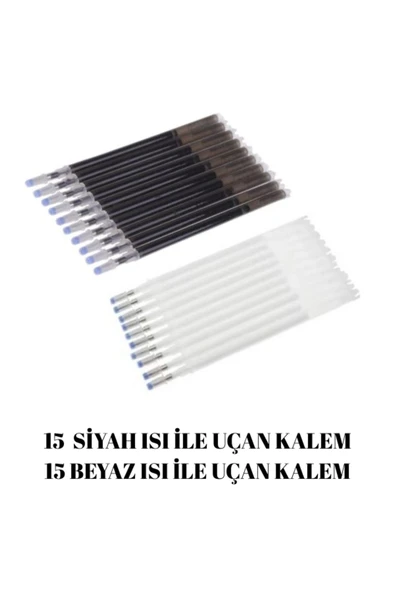 dm dikişmarket Isı Ve Buhar Ile Uçan Çizgi Kalemi Yedek Uç Siyah ürün görseli 1