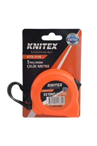 BDR Çelik Şerit Metre 5mt x 19mm / KTX-1116 - Resim 2