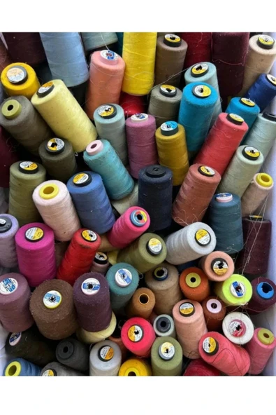 TDM Dikiş Iplik 24'lü Set Dikiş Ipliği 120 No Polyester Çok Renkli ürün görseli 1