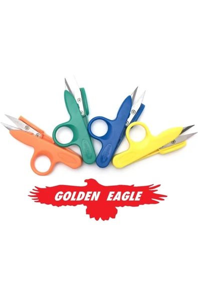 Golden Eagle İplik Temizleme Makası - Şık Şık Makas 1 Adet Çok Renkli ürün görseli 1