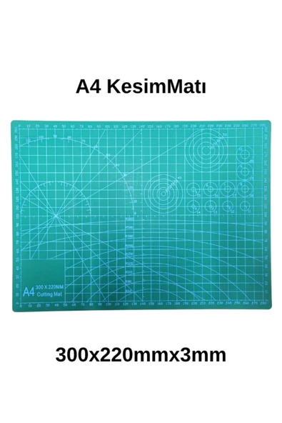 dm dikişmarket Kesme Matı Patchwork - Kesme Tablası - Kesim Altlığı A4 ürün görseli 1