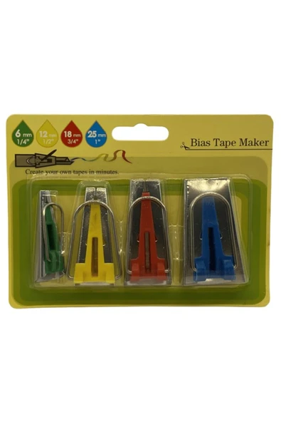 BDR El Biye Kıvırma Aparatı 4 lü Set LS-120 (6-12-18-25mm) ürün görseli 1