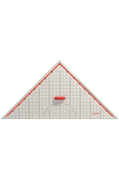 MİZY Geoderik Üçgen Cetvel 32cm / TR-500 beyaz ürün görseli 1